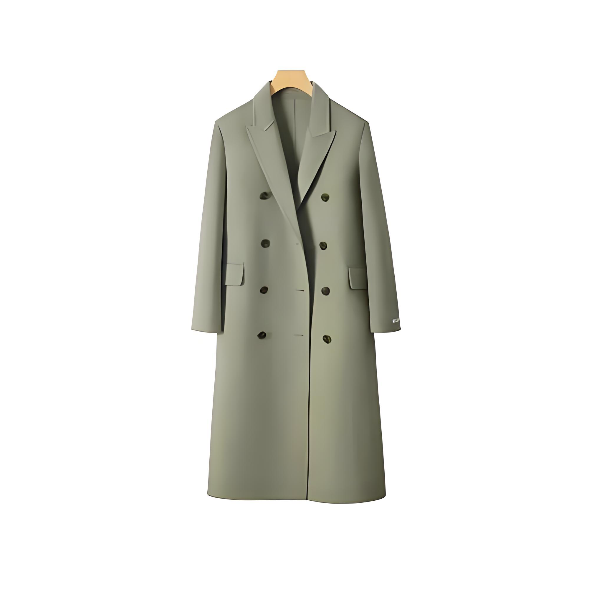 （非图片款201-400）中长款羊毛大衣 默认微瑕 介意勿拍