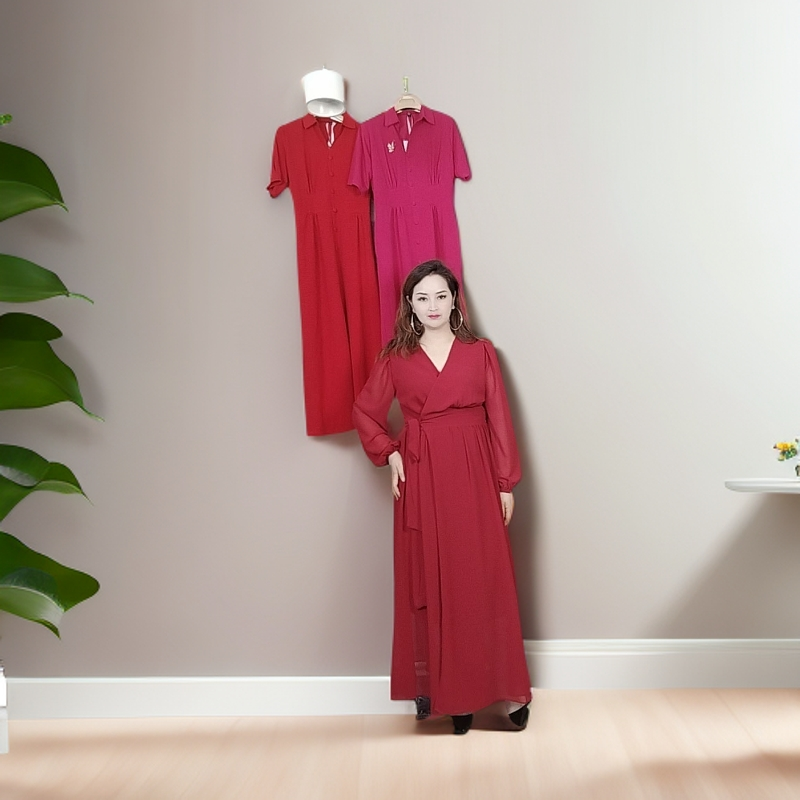 节日新款碎花连衣裙