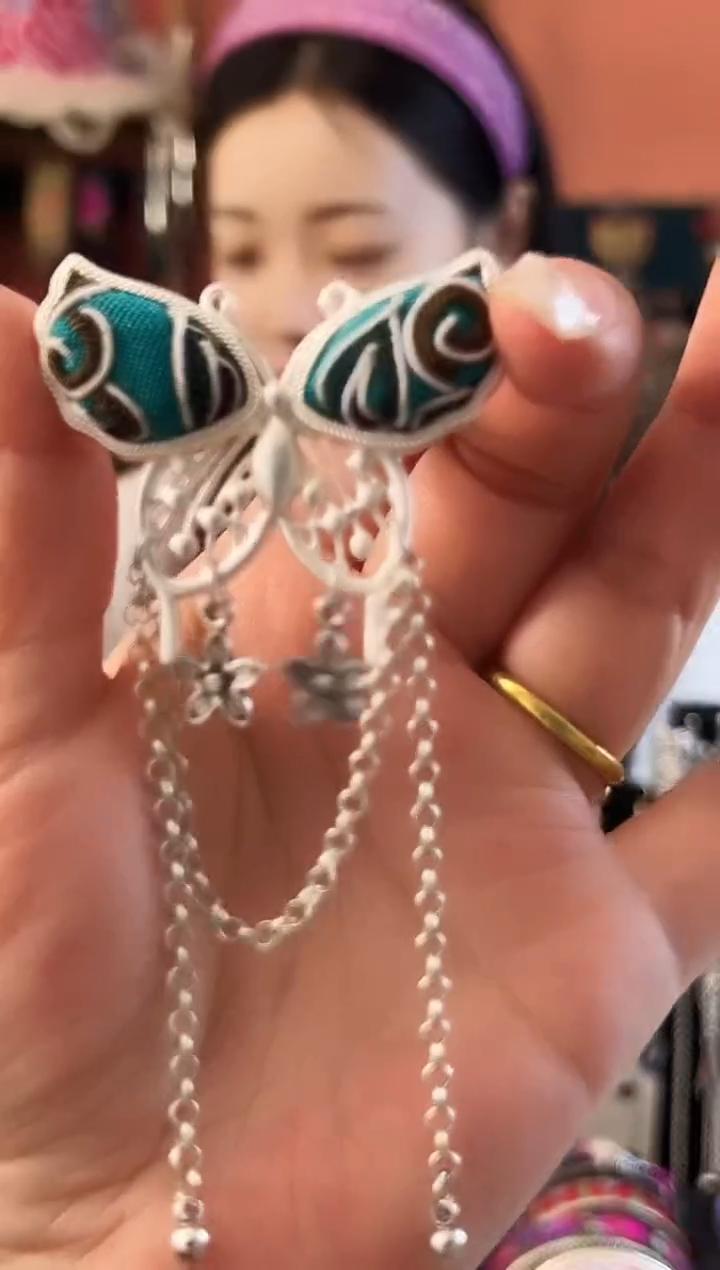 织绣艺枝独绣老绣饰品151