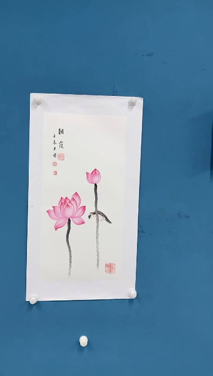 【闪购商品】国画2.17-王夫怀-四尺四开花鸟30