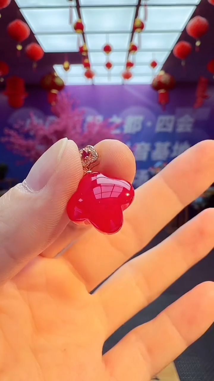 未镶嵌颈饰玛瑙/玉髓吊坠
