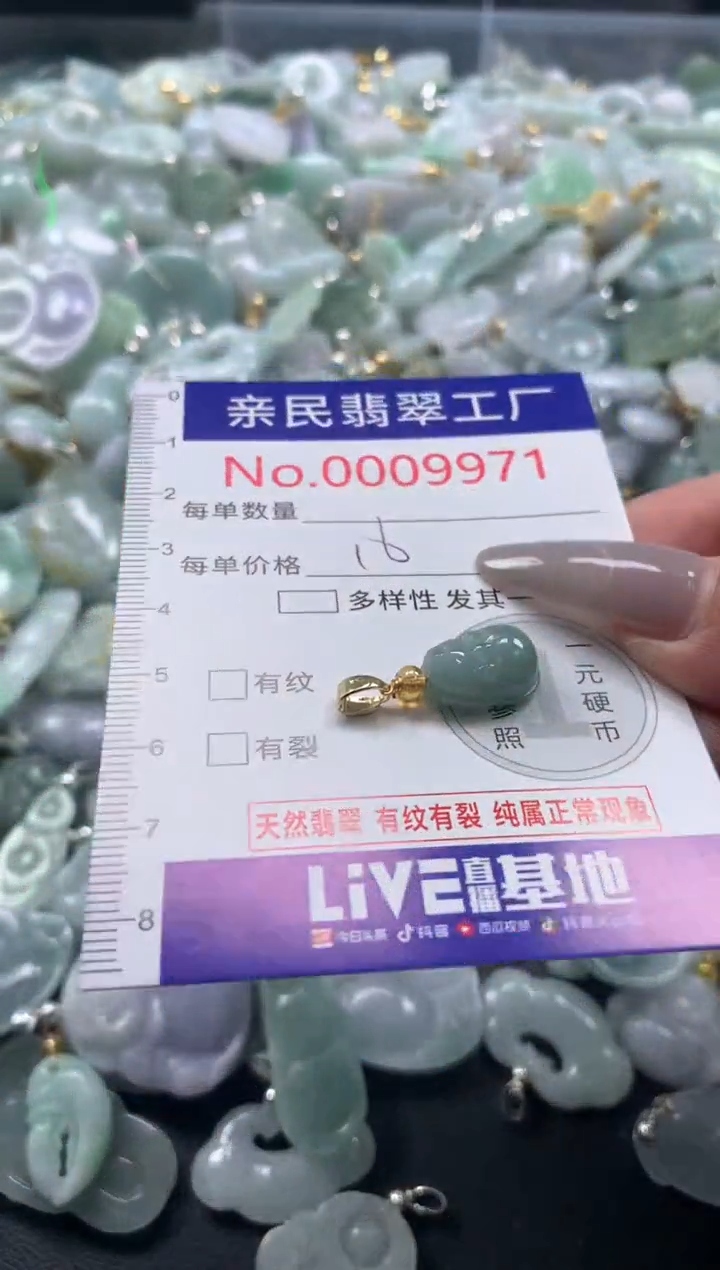 颈饰未镶嵌翡翠9971