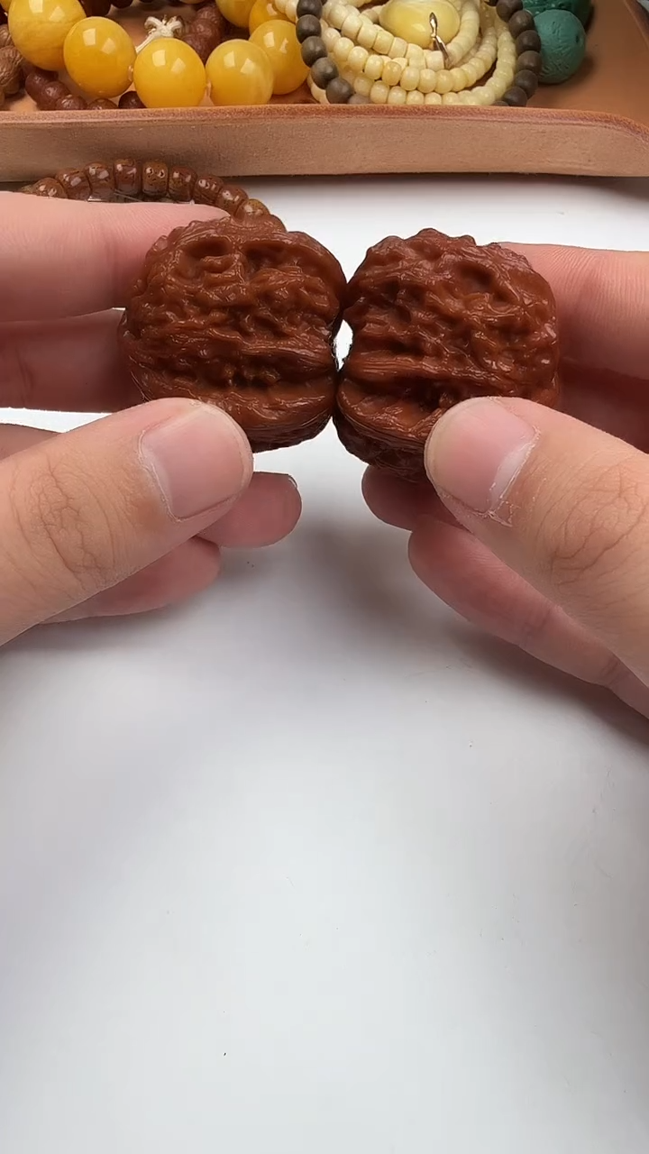 文玩核桃把件大*驴核桃