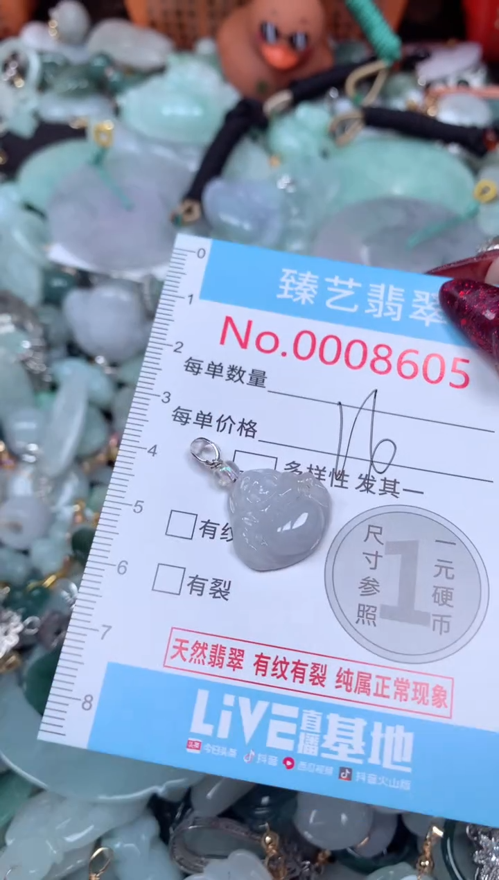 颈饰未镶嵌翡翠8605