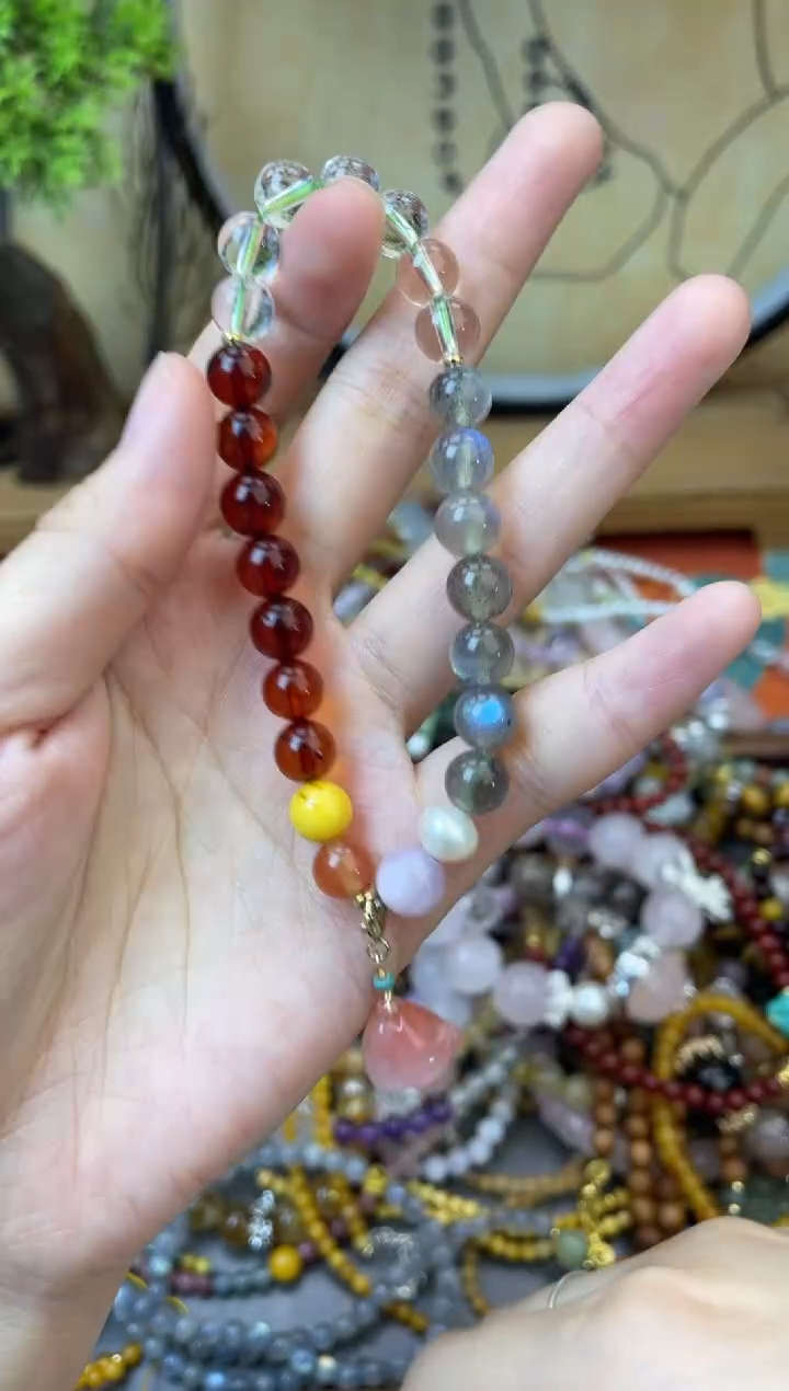 【闪购商品】月光石手链未镶嵌108多宝