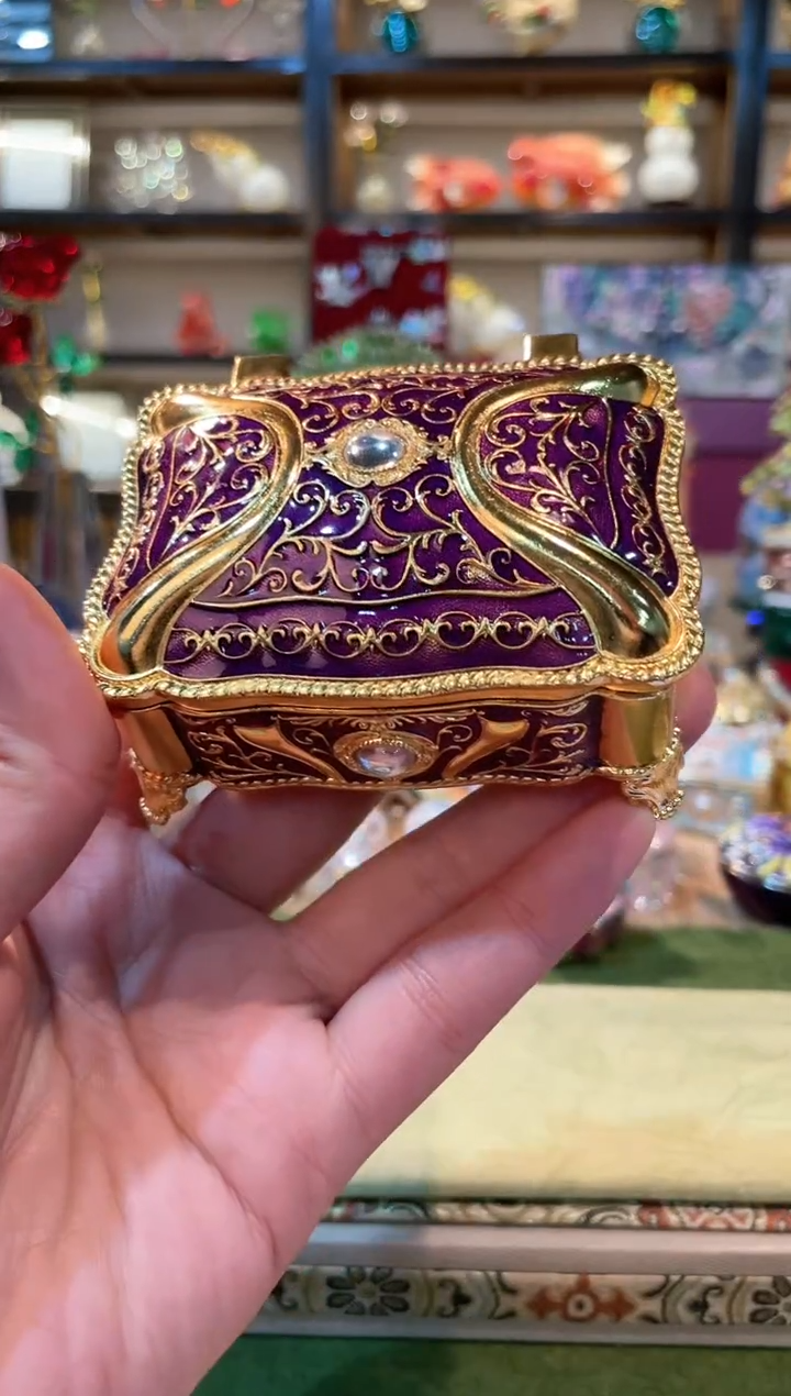 【闪购商品】珐琅彩精致首饰盒