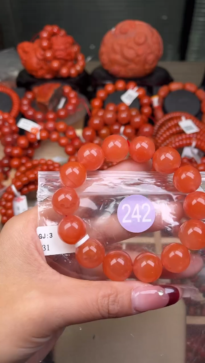 【闪购商品】南红玛瑙珠宝奇石未镶嵌242-15+