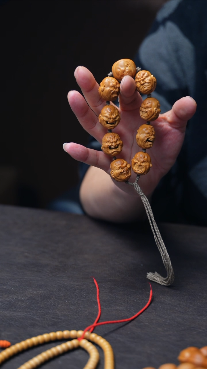 【闪购商品】橄榄核手串/手链2.3双面恶僧