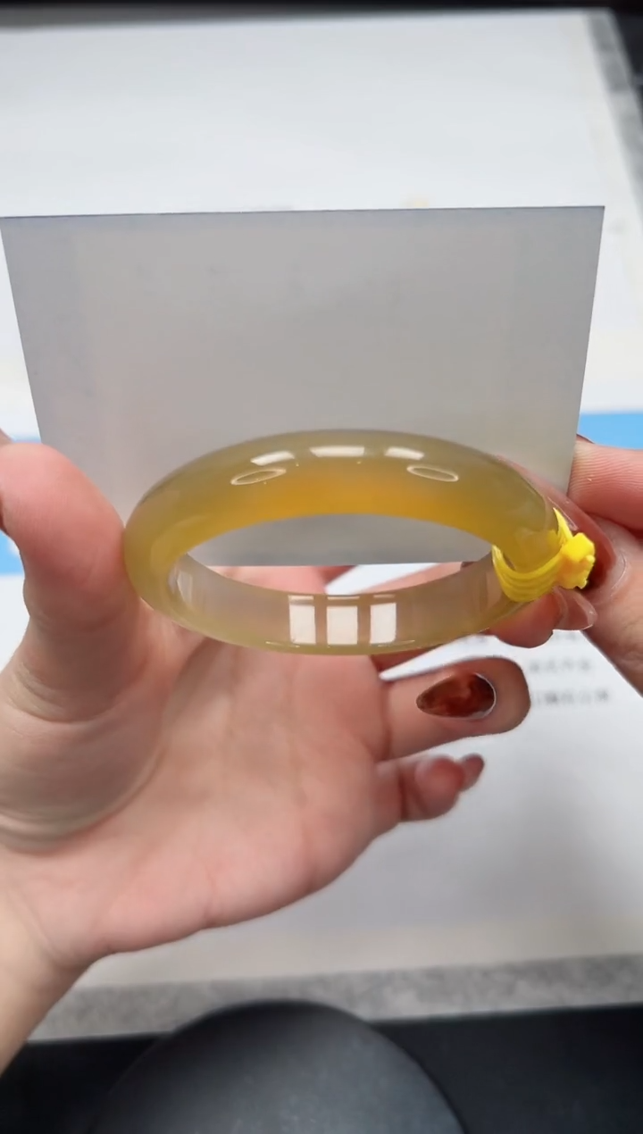 【闪购商品】玛瑙/玉髓手镯未镶嵌43/55.1香槟