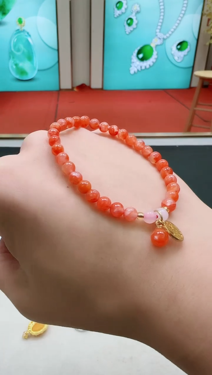 颈饰未镶嵌南红玛瑙LX南红手串XP9-多样性发其一