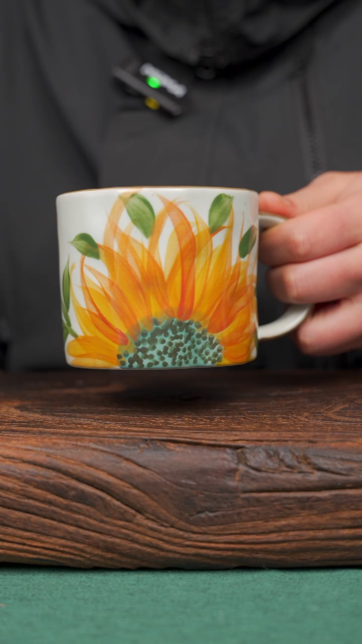 【闪购商品】瓷片68寻一缕瓷香杯釉下手工手绘瓷器