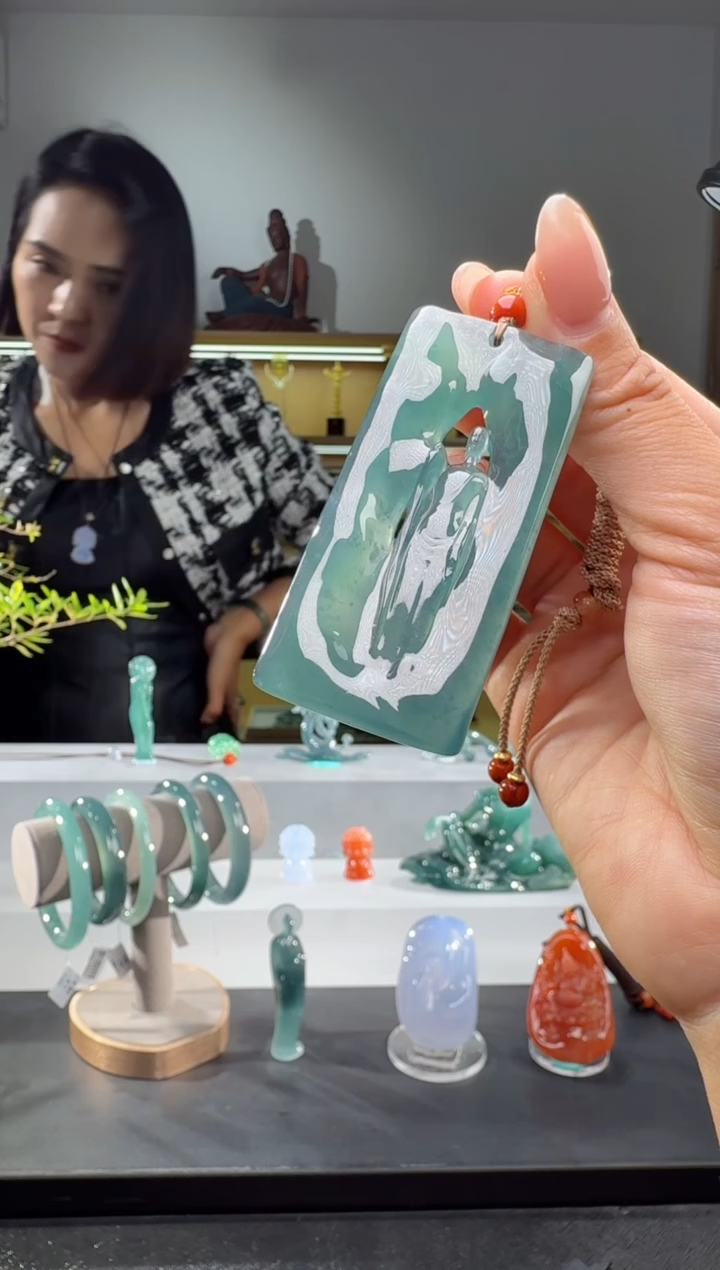 吊坠(不含链)未镶嵌翡翠悟道