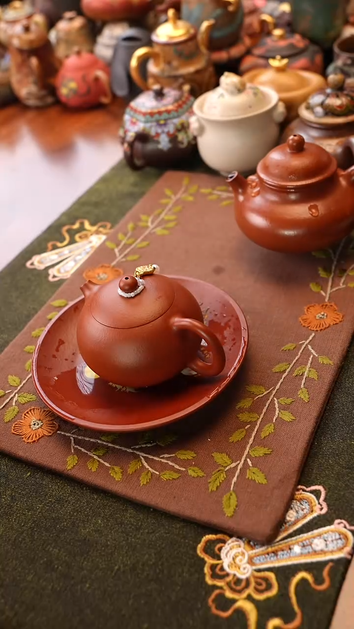 茶壶紫砂光素西施