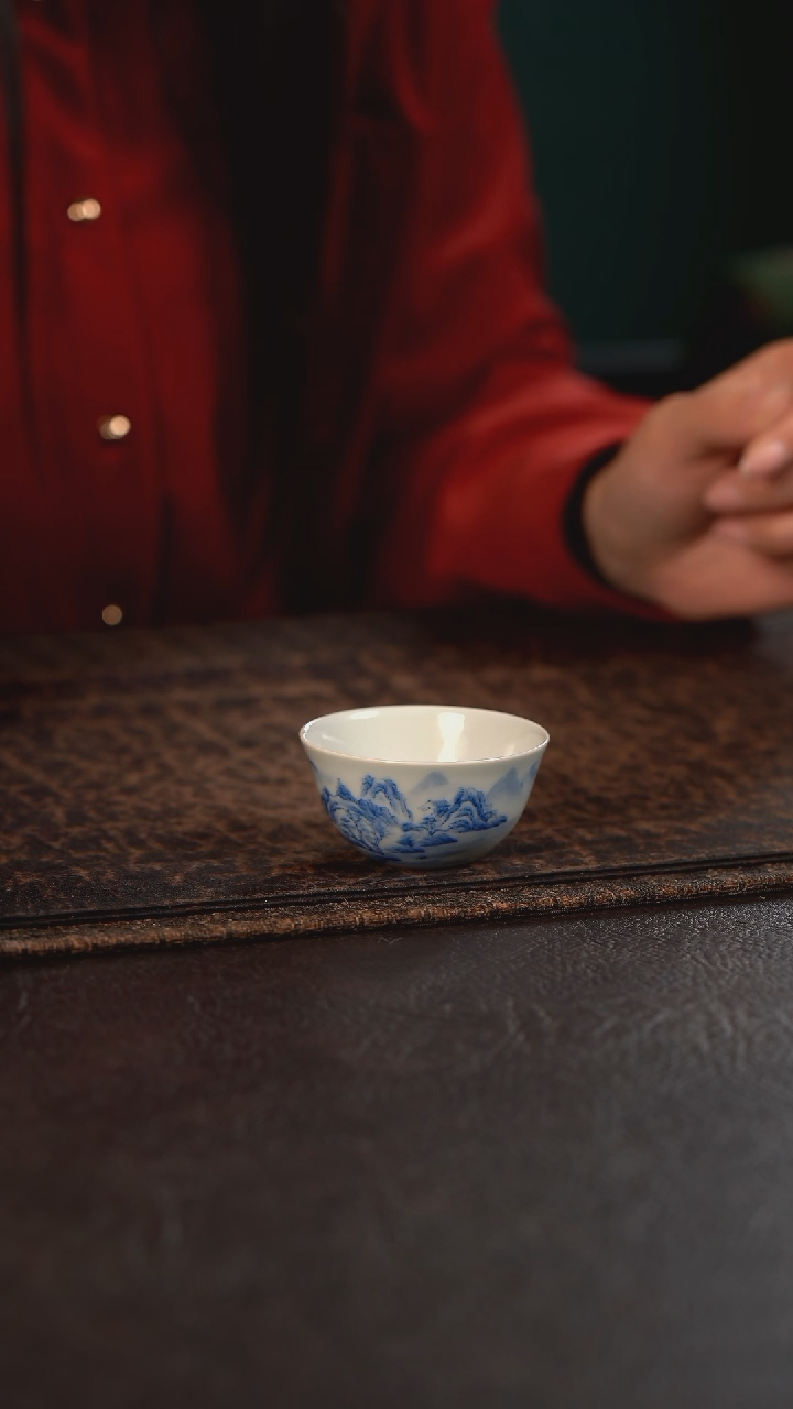 【闪购商品】杯聚澜堂重工山水小鸡缸杯