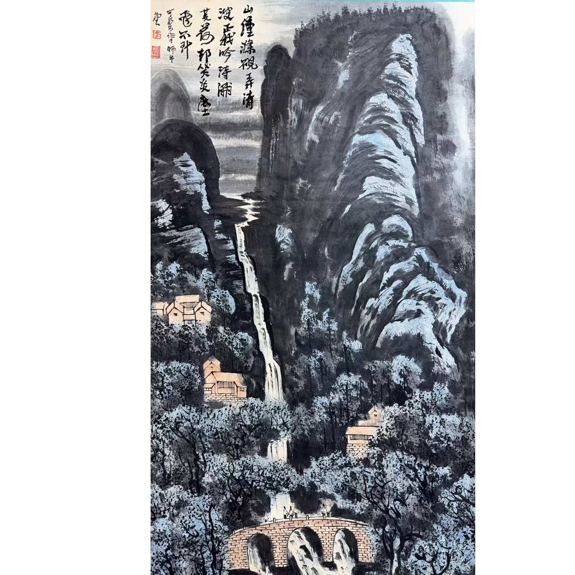 盛世佳作绘画山水立轴138.68 8.4平尺