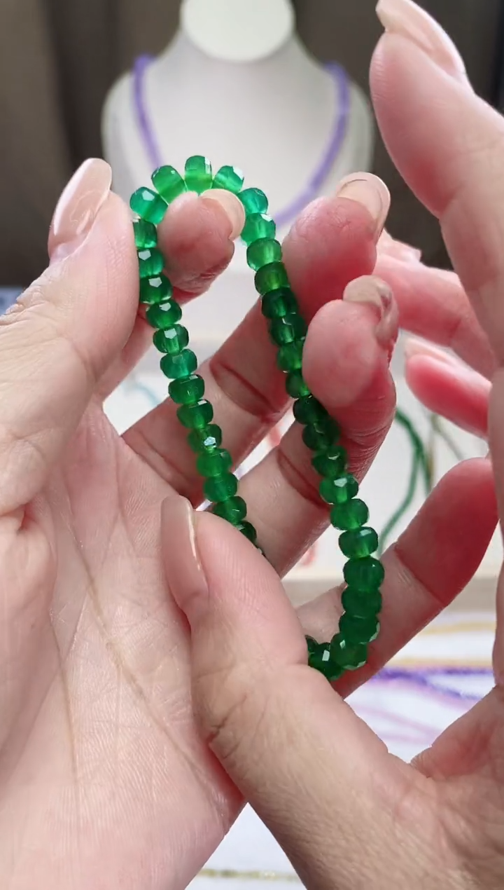 【闪购商品】祖母绿手链未镶嵌诗颜甄选珠宝SYZB40