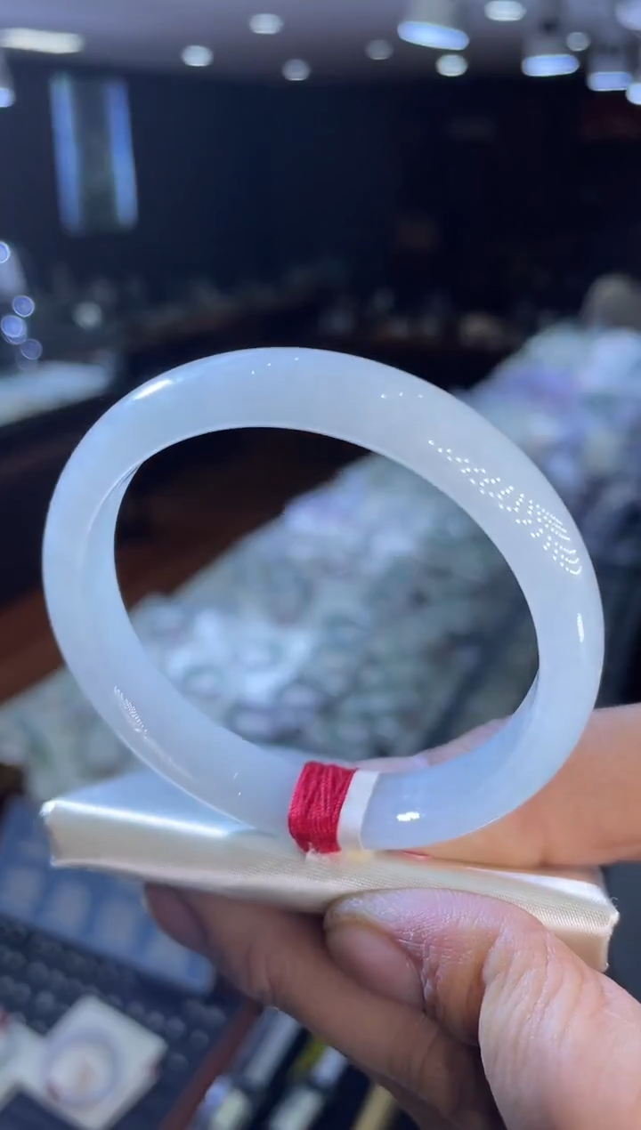 未镶嵌手镯翡翠正圈53-54