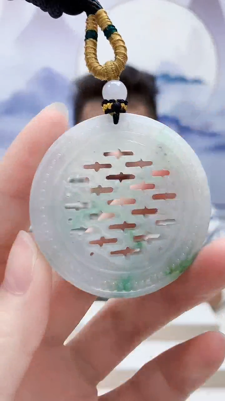 未镶嵌定制翡翠5167ry-毛货挂件54