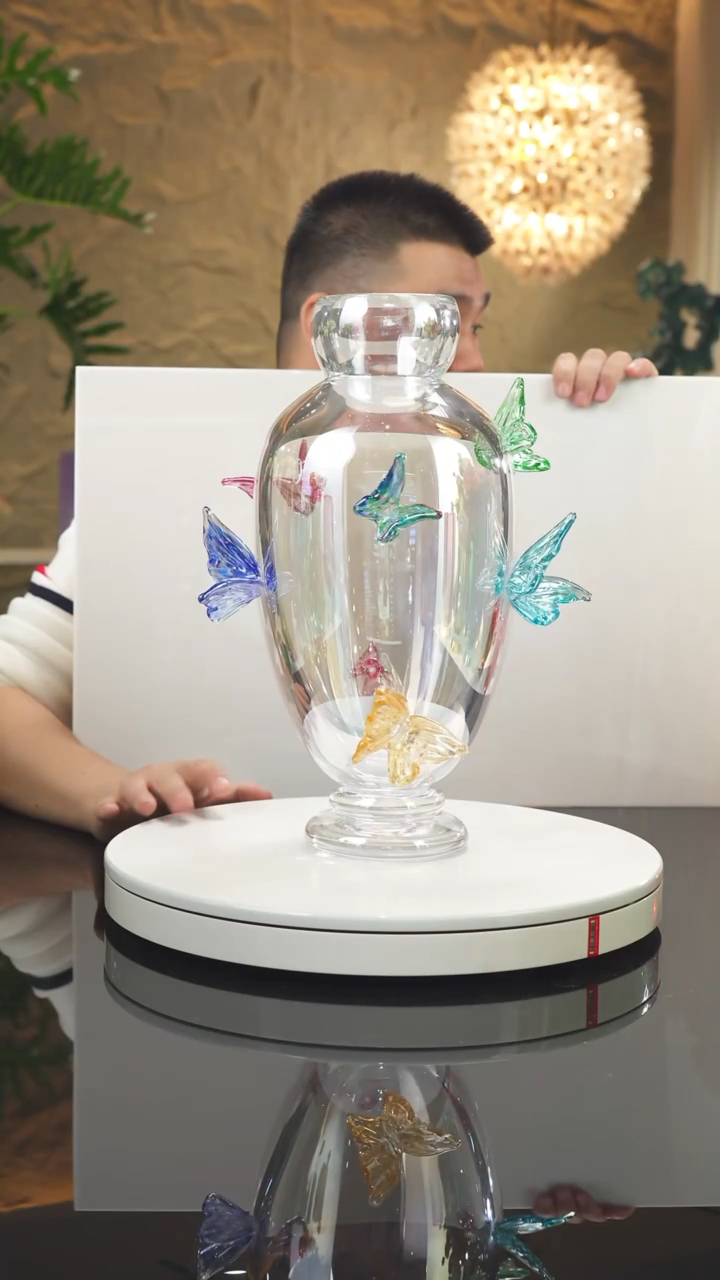 【闪购商品】瓷片设计款花瓶摆件