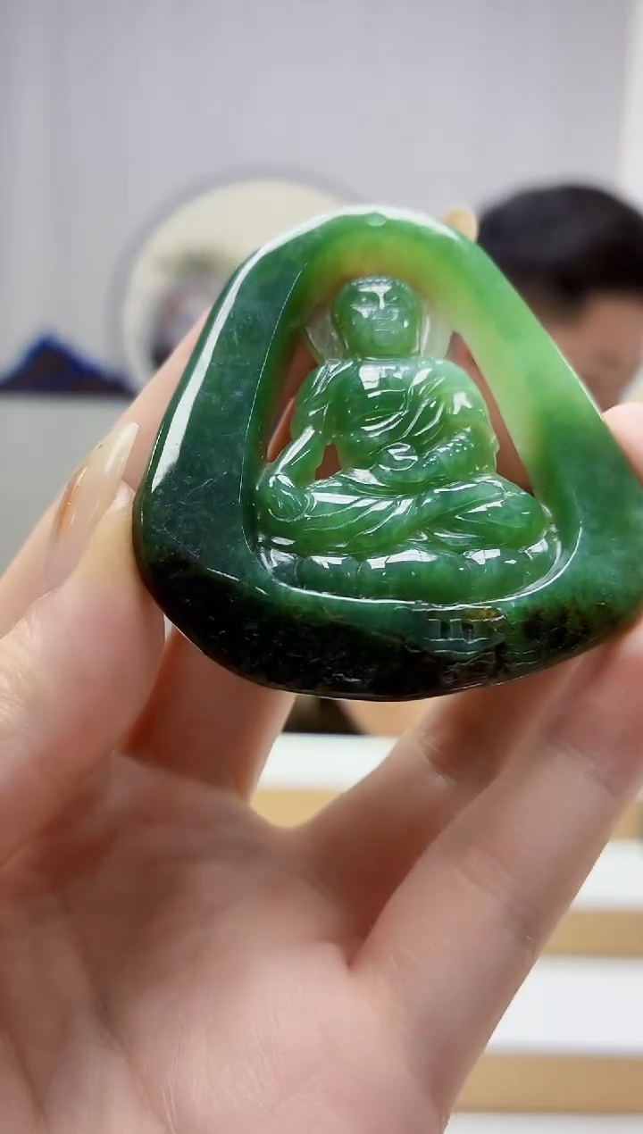 未镶嵌定制翡翠4917jw-毛货挂件19