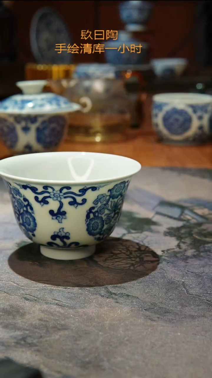 景德镇镹曰陶手工手绘茶具