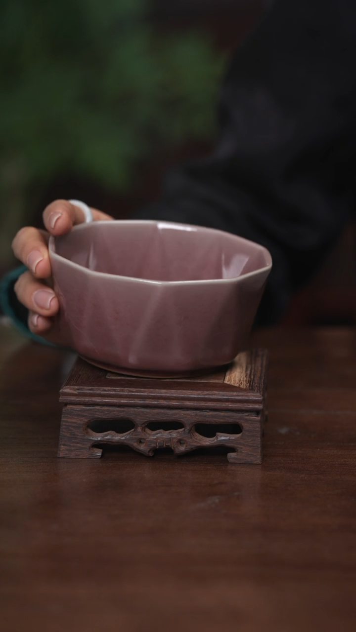 【闪购商品】清凉寺原产地仿古釉手工钧瓷钻石碗