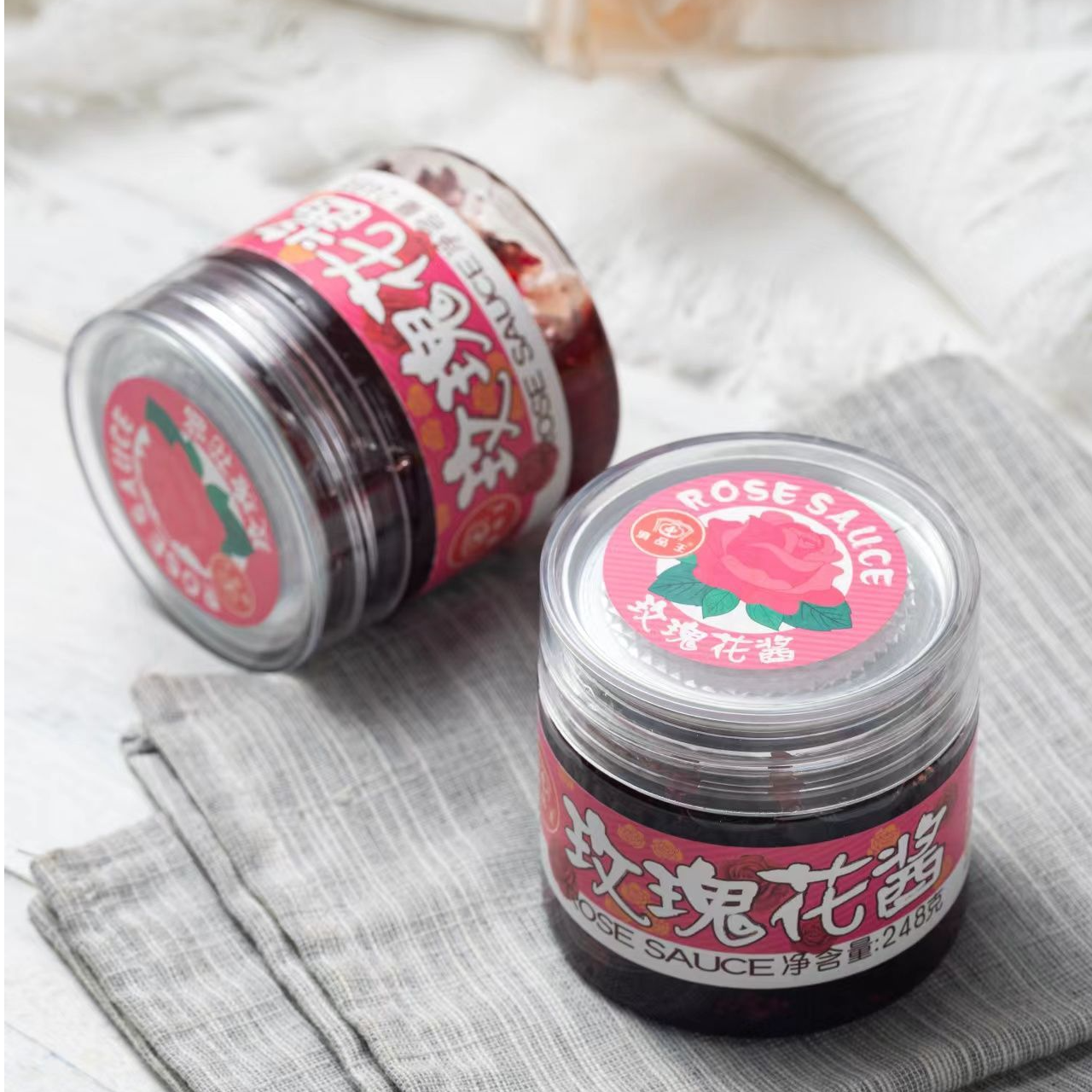 【美姐专属】玫瑰花酱真花酱更香醇