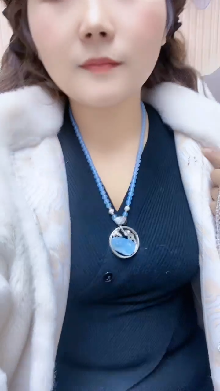 【闪购商品】海蓝宝石颈饰未镶嵌A75DFHGDGD