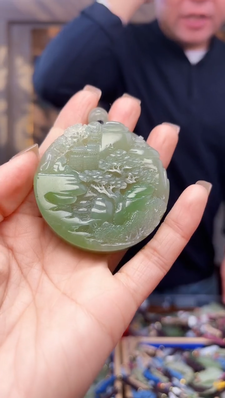 【闪购商品】和田玉挂件未镶嵌拍一发一