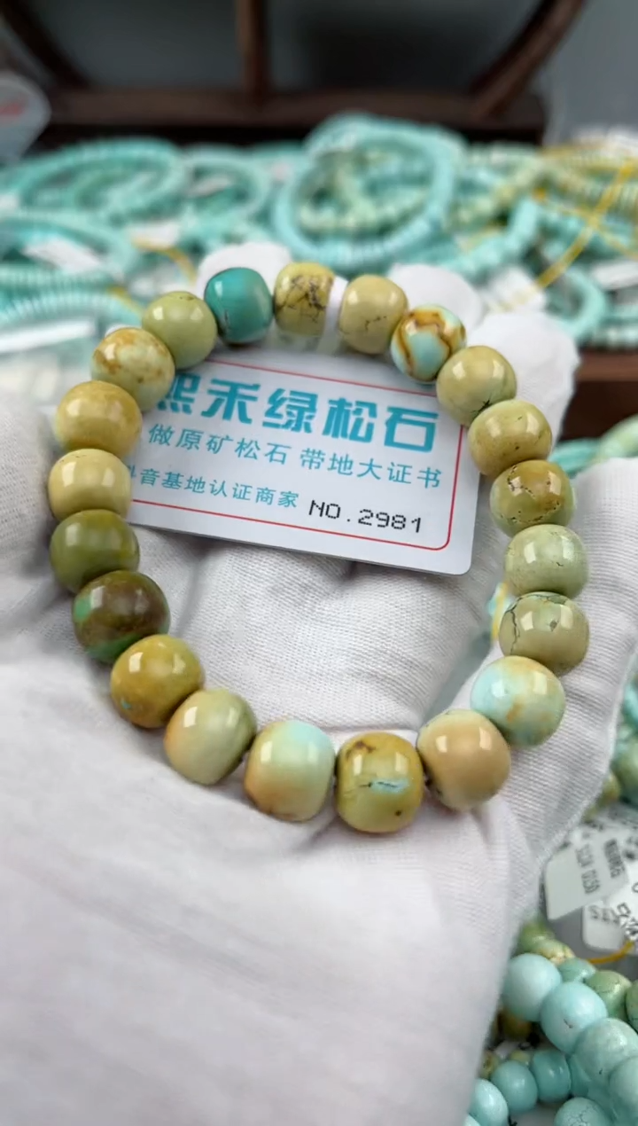 未镶嵌绿松石松石2981