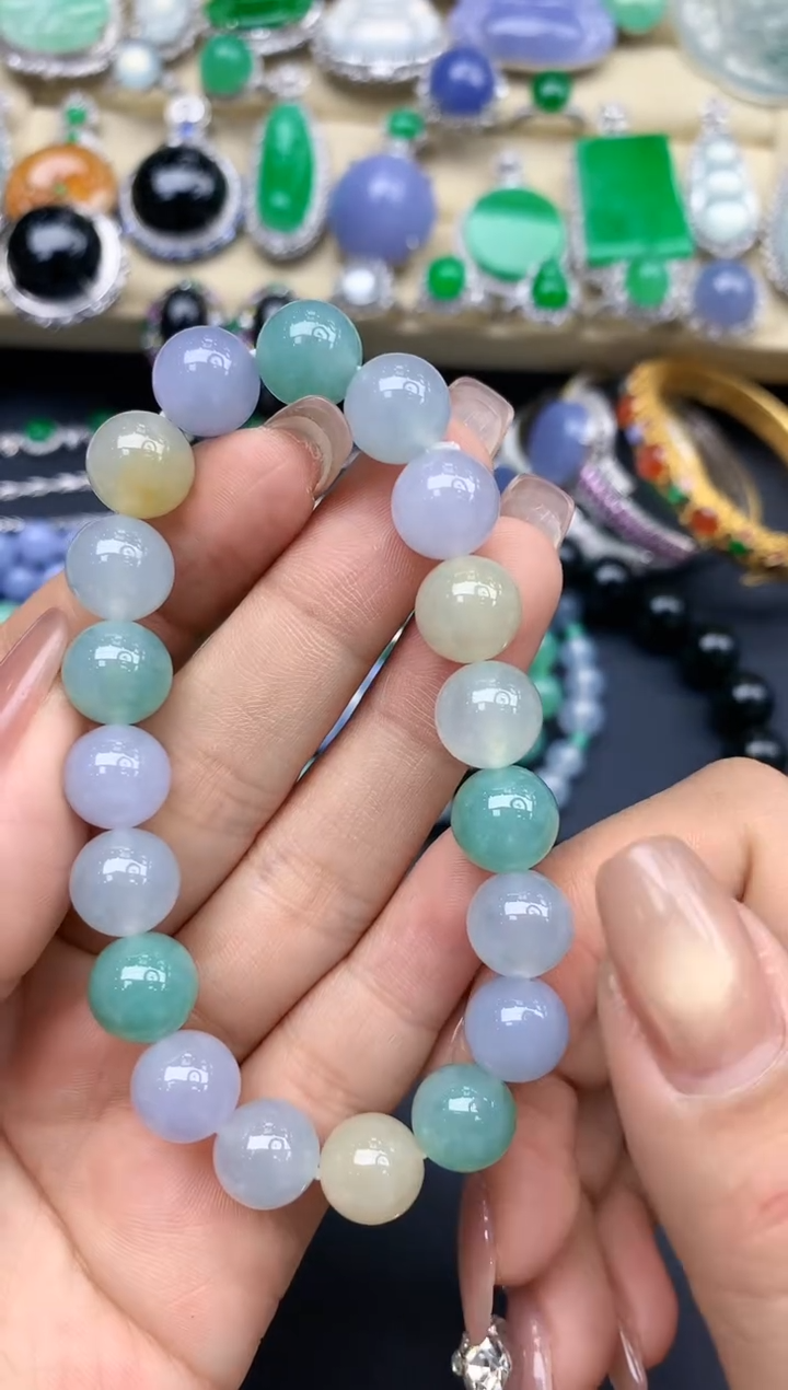 未镶嵌手链翡翠357-中国好珍宝