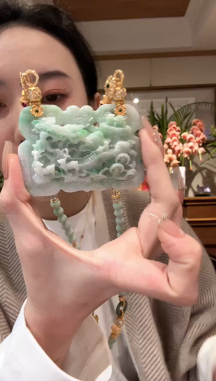 【闪购商品】翡翠颈饰未镶嵌国风