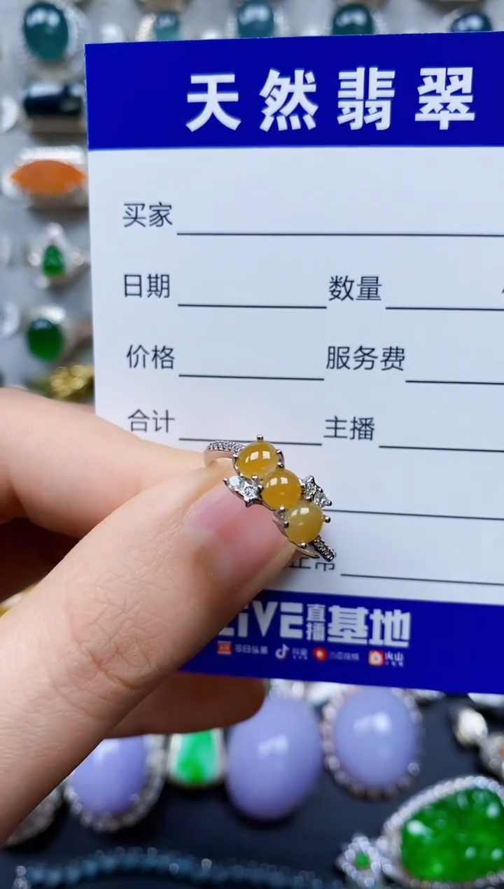 【闪购商品】翡翠银S925镶嵌戒指0021