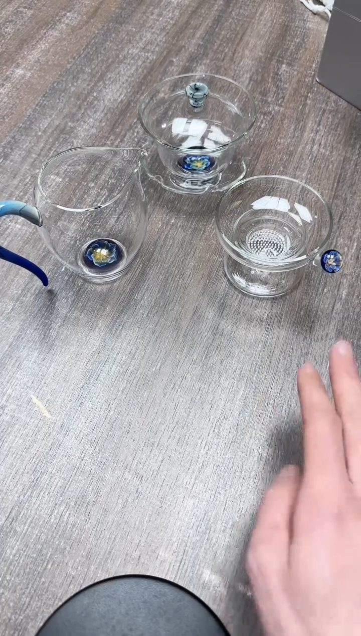 【闪购商品】其他风谜花语瑾卉盖碗+花语绮语雅蓝+花语茶漏