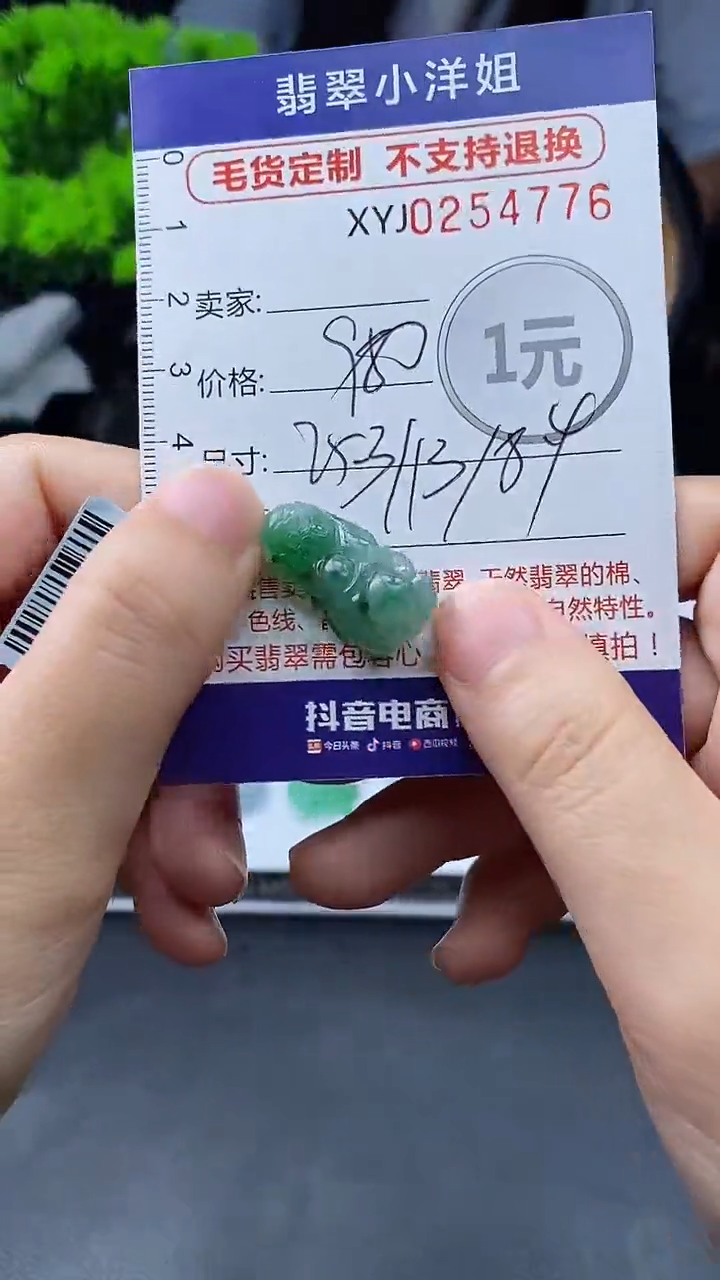 定制翡翠未镶嵌毛货不退不换/4776