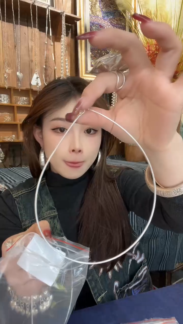 无925银双****༻410软项圈