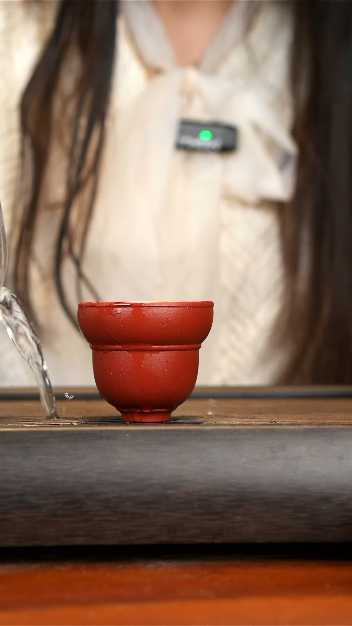 【闪购商品】紫砂茶壶见升茶器  朱泥葫芦杯