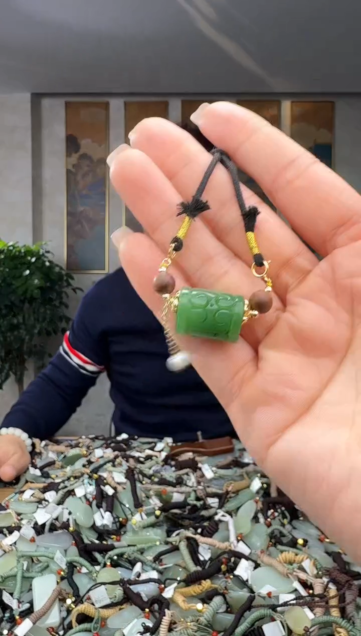 颈饰未镶嵌和田玉拍一发一多样性发货