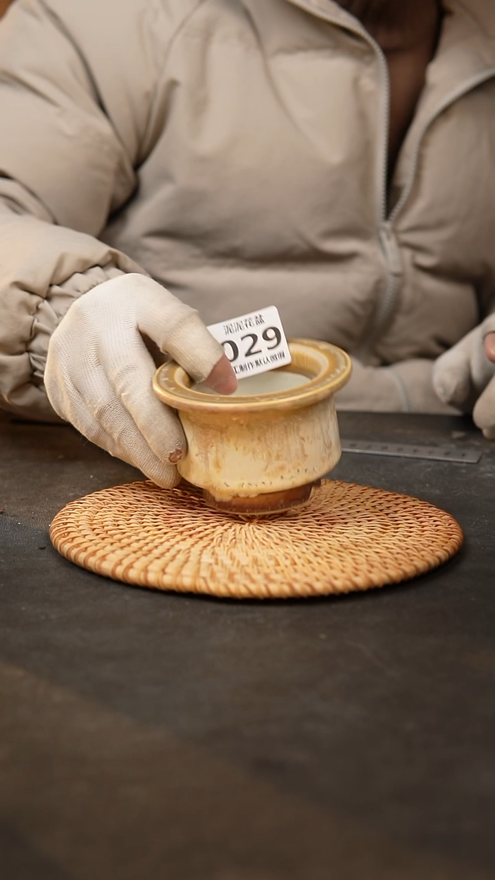 【闪购商品】瓷片泥泥陶瓷花盆