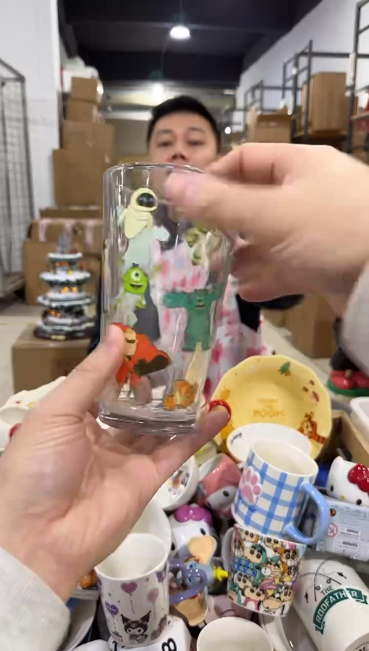 瓷片皮克斯合集玻璃杯