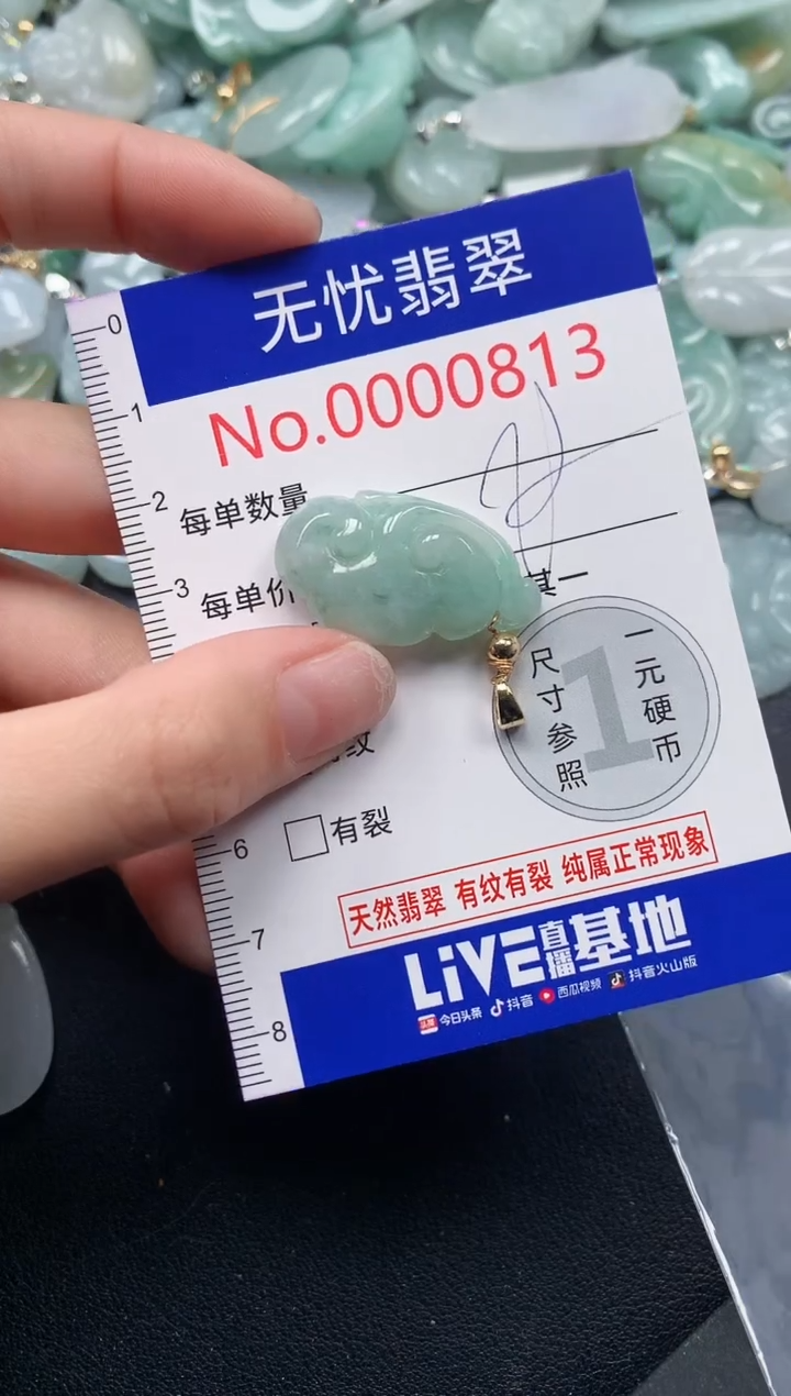 吊坠(不含链)未镶嵌翡翠813