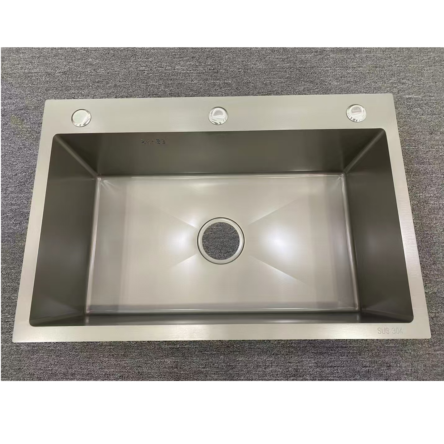 304特厚级不锈钢手工水盆