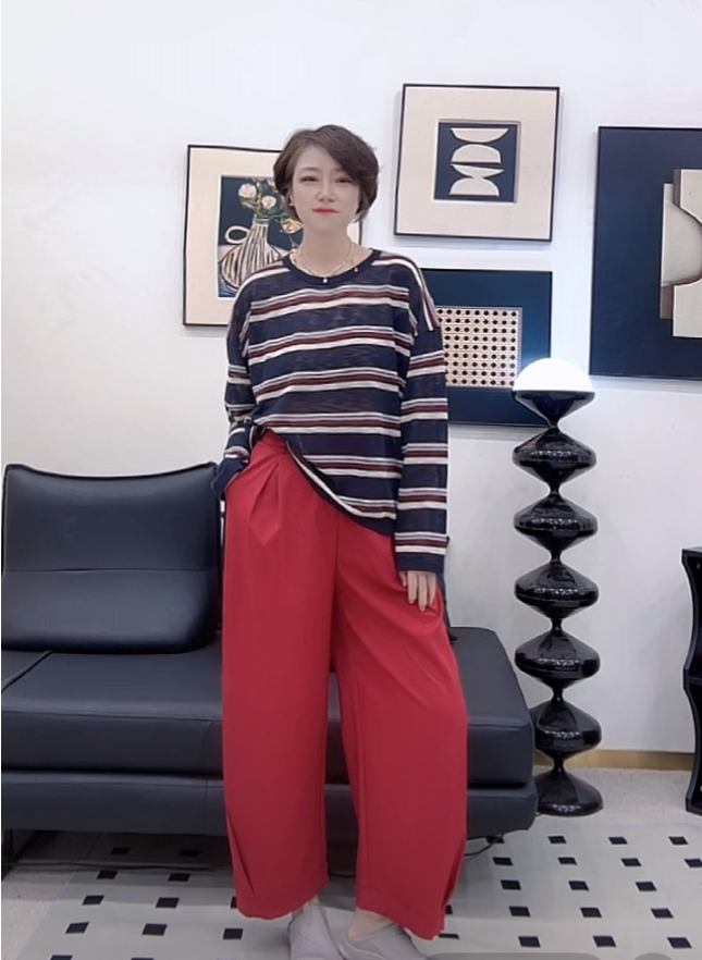 【U.M】漫游松弛裤舒适弯刀休闲裤
