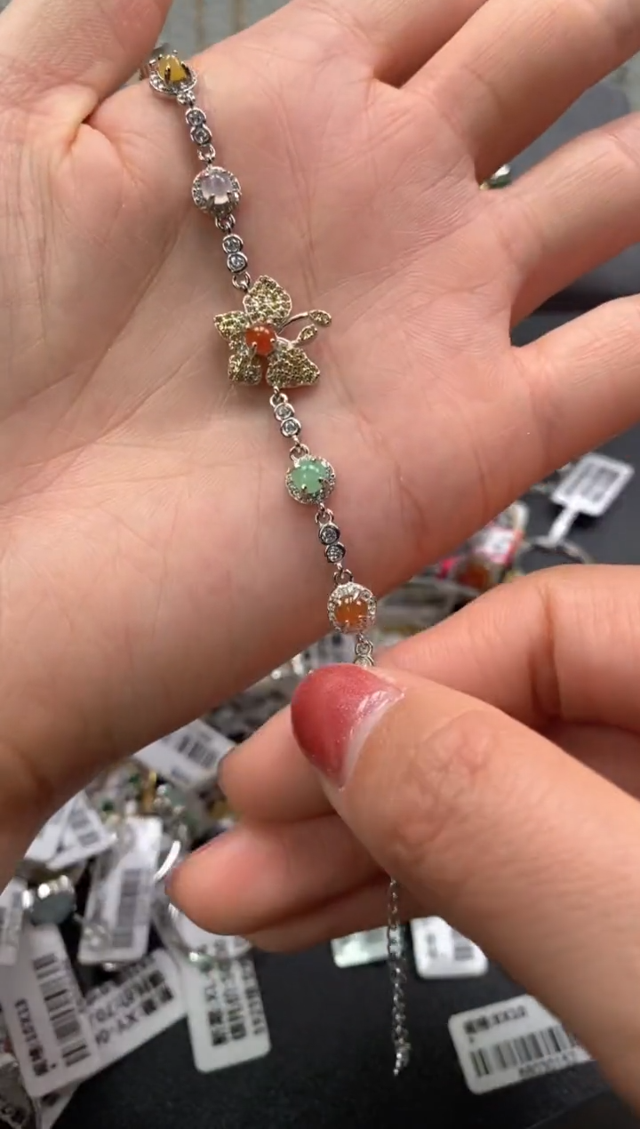 【闪购商品】翡翠戒指银S925镶嵌111111111     0