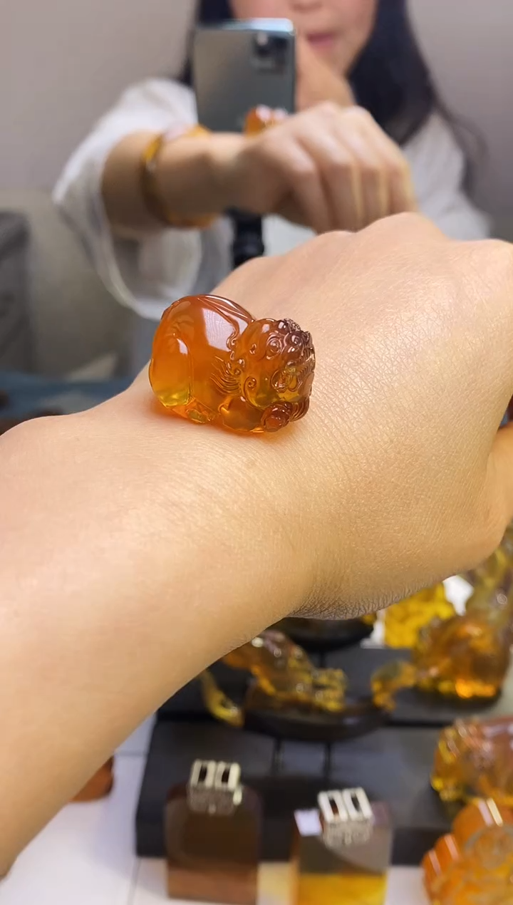 【闪购商品】琥珀颈饰未镶嵌SN6-108（貔貅）
