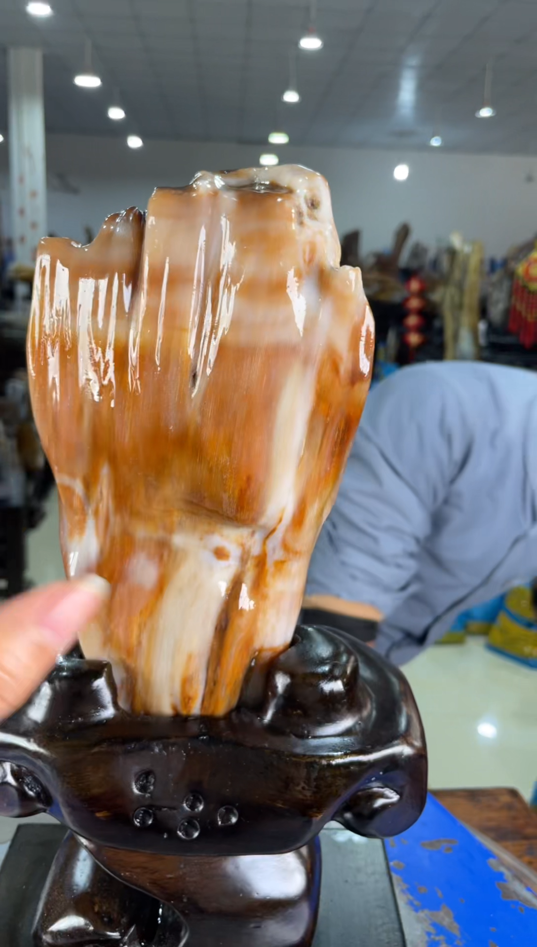 【闪购商品】硅化玉摆件未镶嵌23