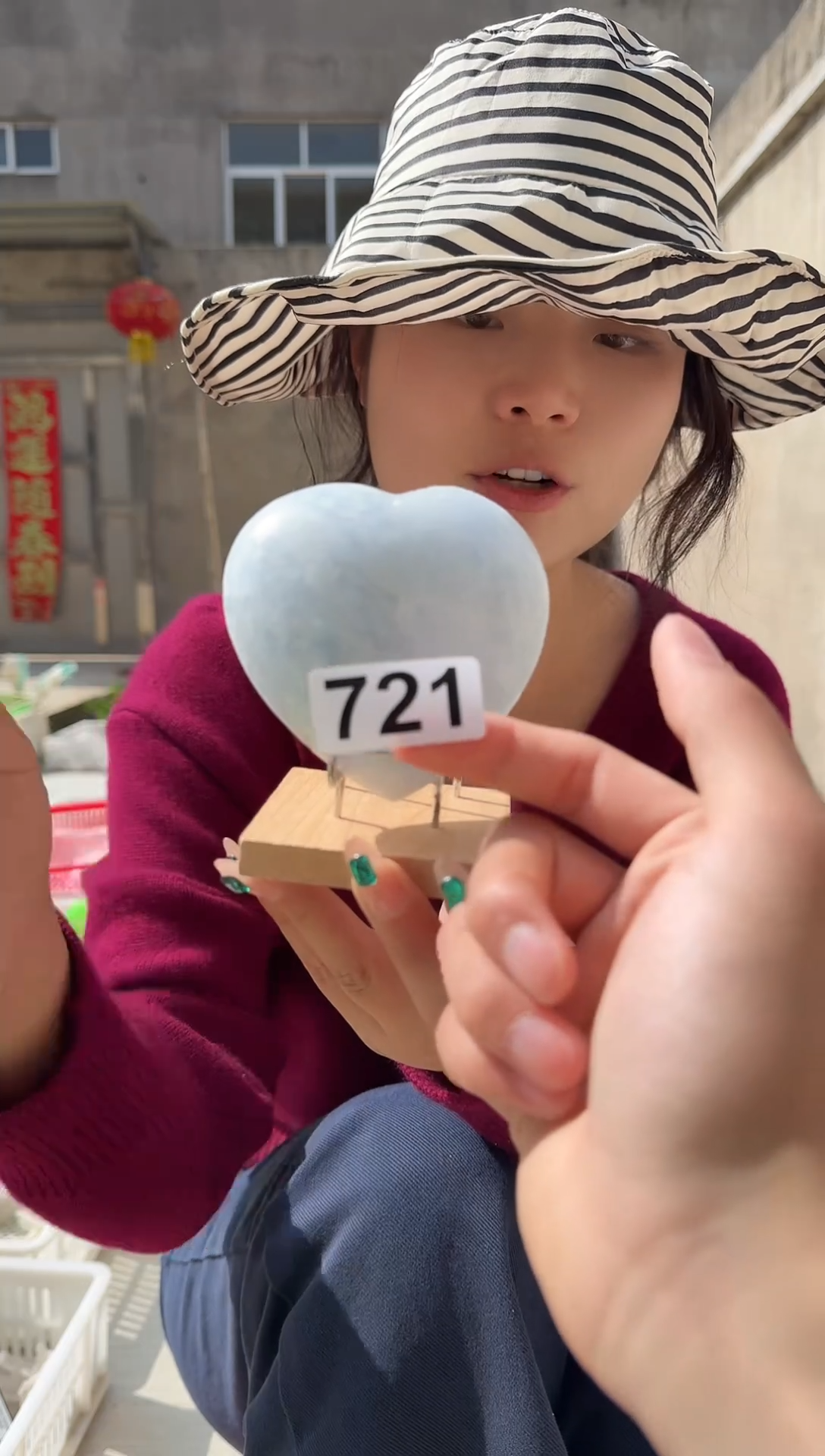 摆件未镶嵌水晶爱心 721