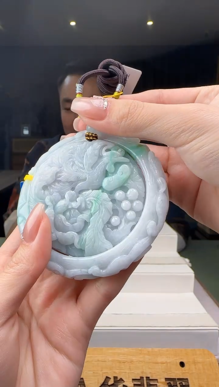 【闪购商品】翡翠吊坠(不含链)未镶嵌一套CC@@960Q3J13614