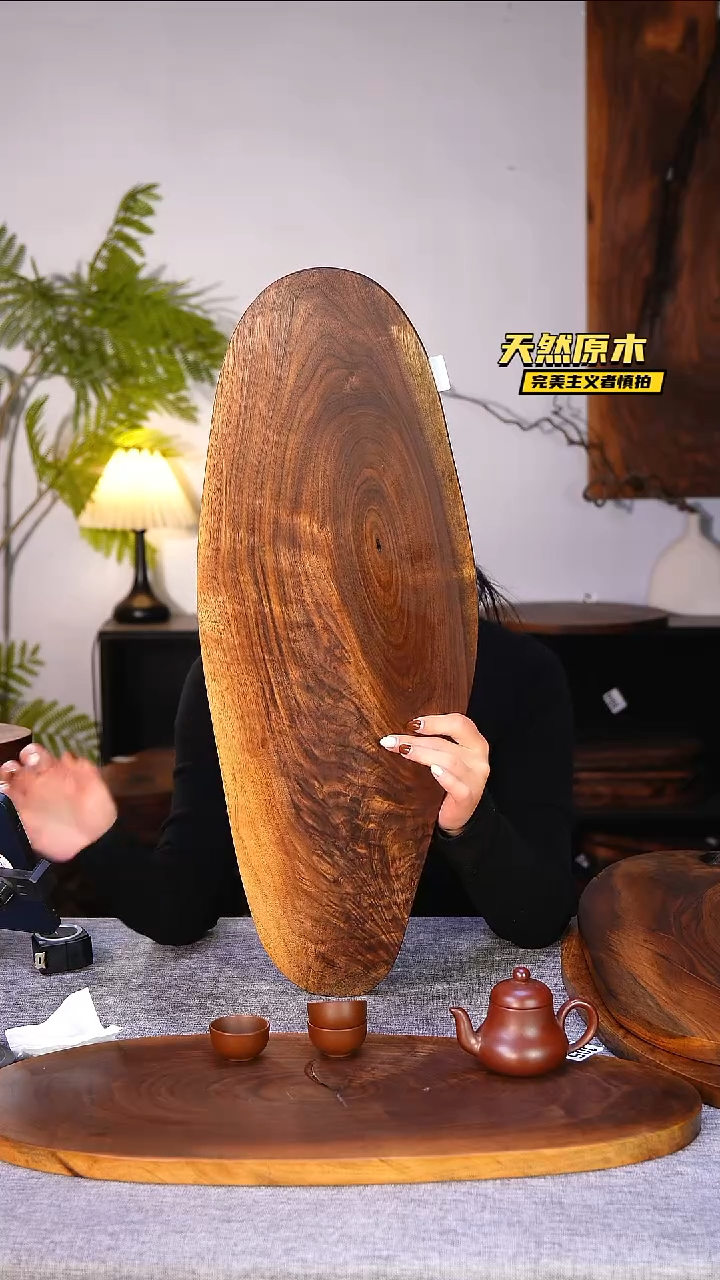 木北美黑胡桃原木.干裂疤结不属于商品质量问题完美主义者慎拍