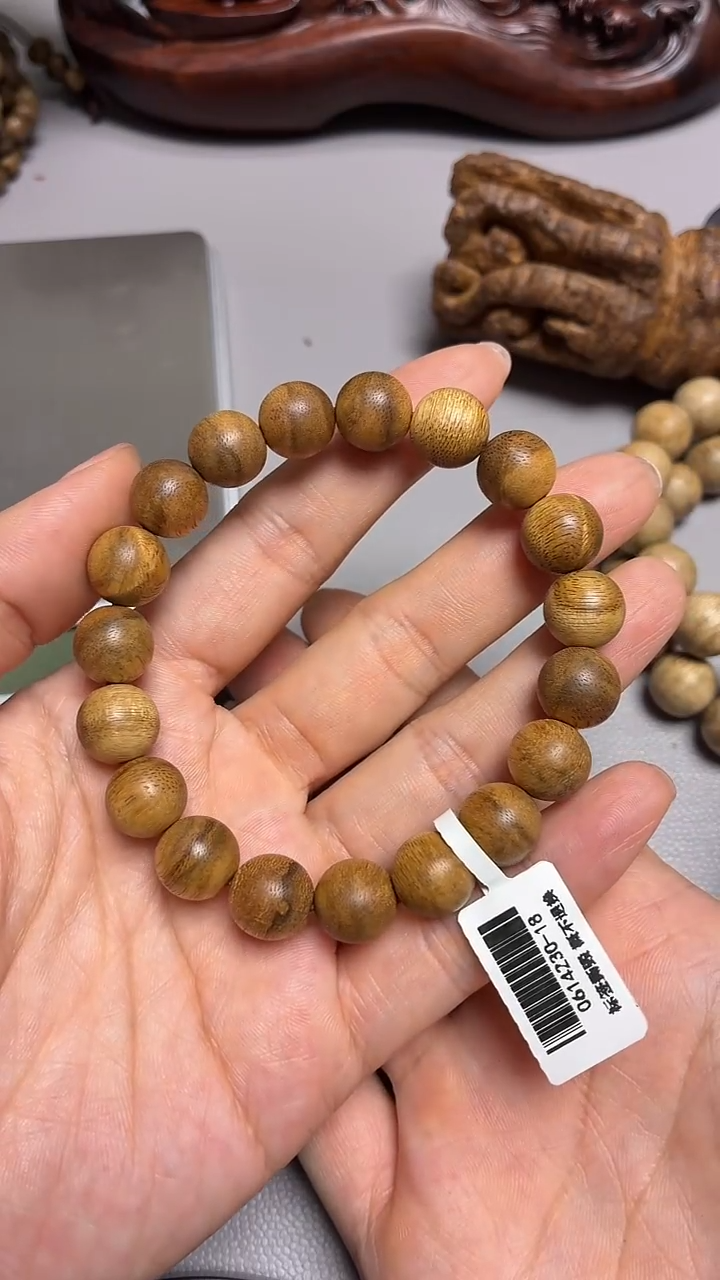沉香手串菩萨棋圆珠单圈1.1多样性发其一